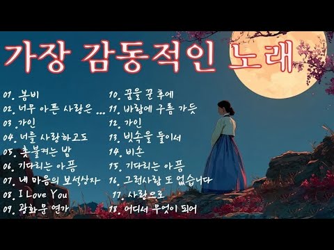 가장 감동적인 노래 💖 가슴 울리는 슬픈 발라드 모음 21곡 🎵 사랑과 추억이 담긴 최고의 한국 음악 모음