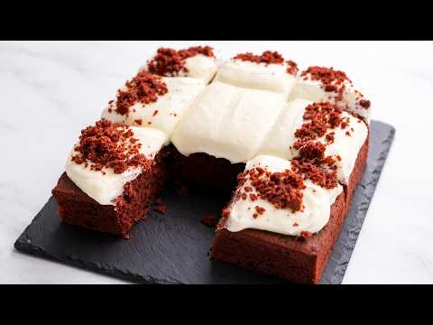 Red Velvet Cake with Cream Cheese Frosting | Easy Cake Recipe