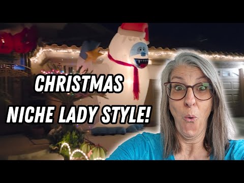 What I Found at Home Goods That WILL SELL OUT FAST? And Tour the Niche Lady Christmas Decorations!