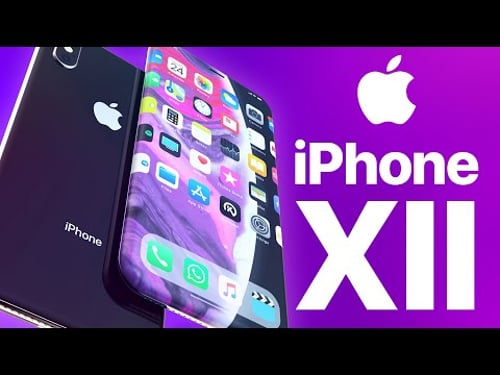 iPhone XII Concept - No Buttons - Wireless Charge - Concept Design