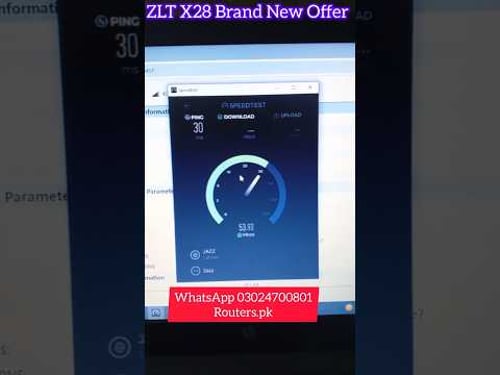 ZLT X28 5G router offer parcel dispatches: Best 5G router on Pakistan #5g