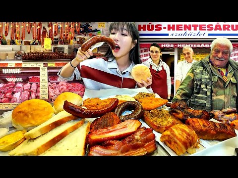 You Can Eat at This Amazing Butcher! I Tried Various Meats at a Famous Butcher Shop in Budapest