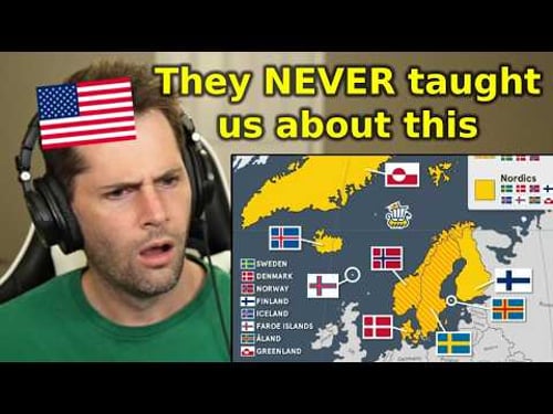 American Reacts to Nordic History Explained