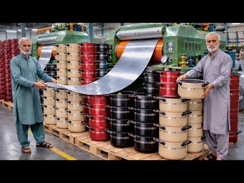 Inside a Non Stick Pot Factory | How Pots Are Made