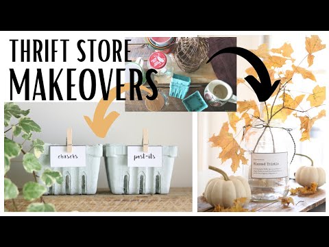 Thrift Store Makeovers ~ Thrift Store Finds ~ Home Decor DIY ~ Thrift Store Flips ~ DIY Room Decor