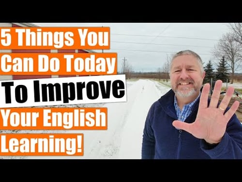5 Things You Can Do Today To Improve Your English Learning ππͺπ―