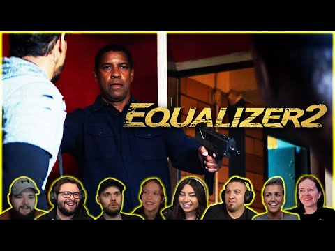 Reactors Reacting to ROBERT MCCALL SAVING MILES FROM GANG | The Equalizer 2 (2018)