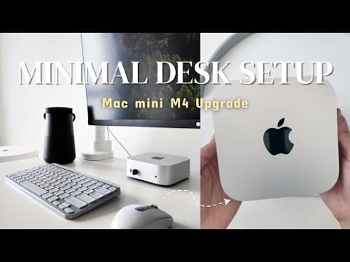 Mac mini M4 Desk Setup for Small Apartments π°π· (Why I Switched from iMac)