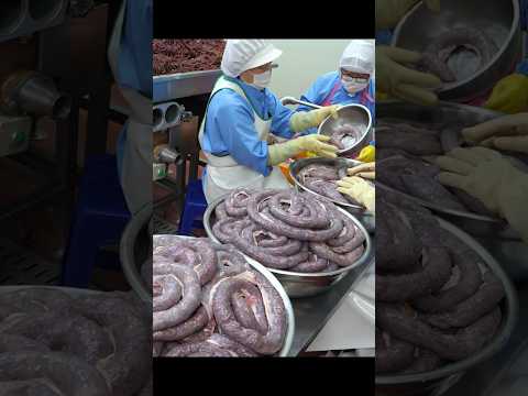 이걸 이렇게 만든다고? 고구마 찹쌀순대 대량생산 공장