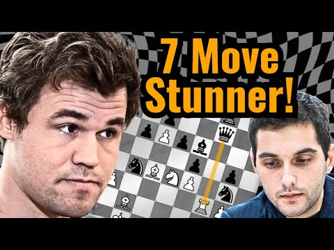 Magnus Carlsen Is SUPERNATURAL! Destroys 3100 GM w/ Astonishing Queen Sacrifice!