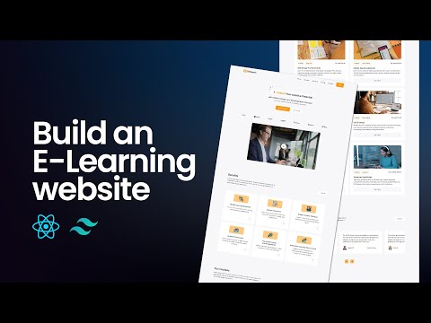 Building an Education Website with React.js & Tailwind CSS