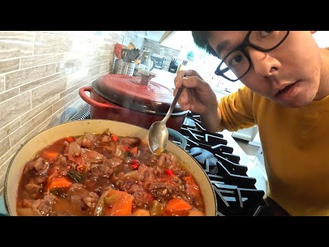 在美國煮得出台式牛肉麵嗎? 食材的費用居然是台灣的好幾倍!【阿滴日常】