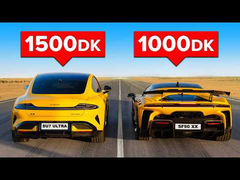 Ferrari SF90 XX v Xiaomi SU7 Ultra: DRAG RACE