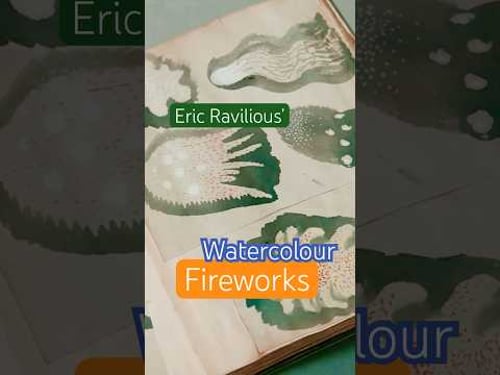 Eric Ravilious' Watercolour Fireworks ✨ Through His Granddaughter's Eyes #arthistory
