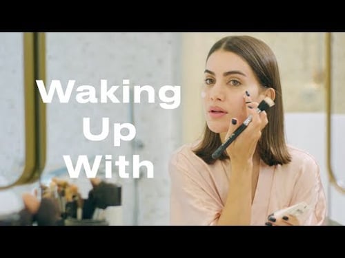 Camila Coelho's Makeup Routine During Fashion Week | Waking Up With | ELLE