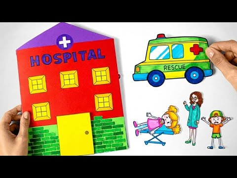 How to Make the Coolest Paper Hospital! 🏥✨