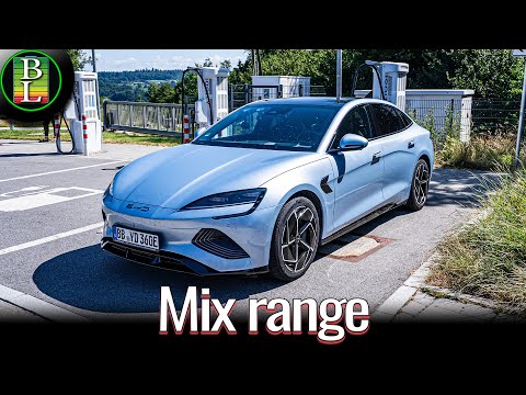 BYD Seal AWD Excellence (82kWh) - 110 km/h (68mph) range test