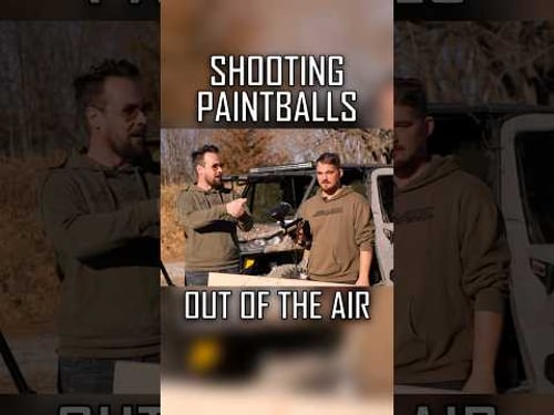 Shooting Paintballs Mid-Air! #slowmotion