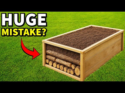 The TRUTH About Hugelkultur And Filling Raised Beds With Logs