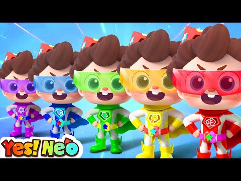 Kids Turn into Superheroes | Superhero Song | Nursery Rhymes & Kids Songs | Yes! Neo