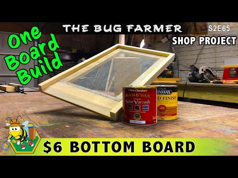 DIY Screened Bottom Board | One Board Build | We will use one board to build a screened bottom board