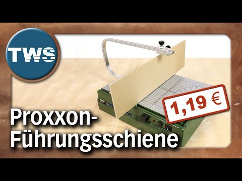 Tutorial: 3 DIY guiders for Proxxon Thermocut hot wire cutter easy to build / tool, guider pro (TWS)