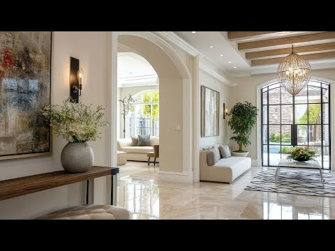 Quiet Luxury: Designing Seamless Foyer Entryway to Living Room Transition