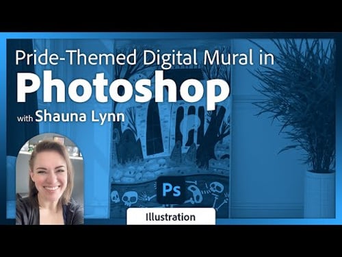 Creating a Pride-Themed Digital Mural in Photoshop with Shauna Lynn
