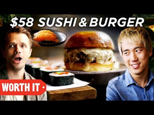$10 Sushi & Burger Vs. $58 Sushi & Burger