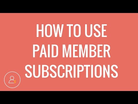 Using Paid Member Subscriptions plugin overview | Easy to use Membership Plugins!