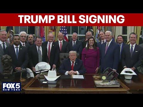 FULL: Trump bill signing ceremony