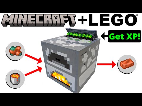 100% WORKING LEGO® Minecraft Furnace