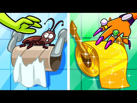 RICHE vs PAUVRE | Aventure Folle des Fruits