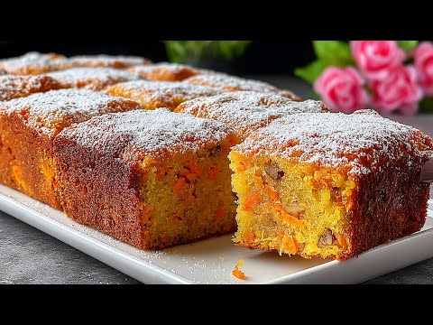 I found the perfect carrot cake recipe! It melts in your mouth! Simple and delicious!