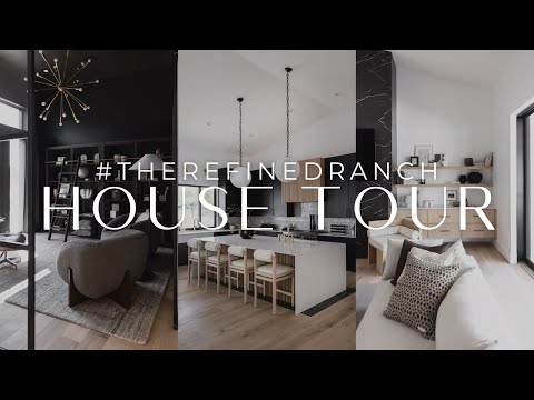House Tour of a High Contrast + Modern Renovation | THELIFESTYLEDCO #TheRefinedRanch