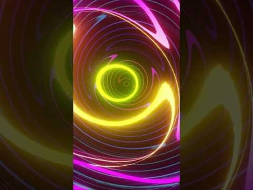 #Shorts VJ #LOOP NEON #Rainbow Color Gradient Aesthetic Waves #Abstract #Background Video 4k