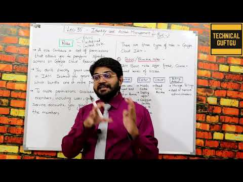 Google Cloud IAM Part-2 Hindi/Urdu | Lec-35 | Identity and access management on GCP | GCP-ACE