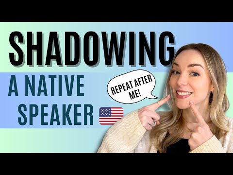 Shadowing Practice With Me! πΊπΈ