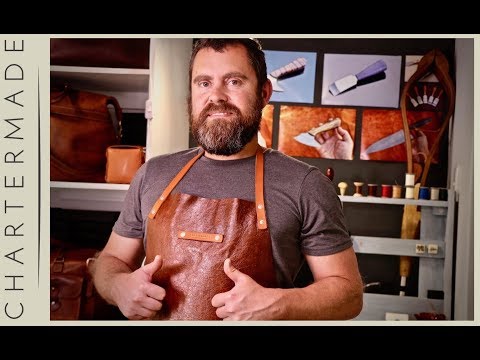 DIY Leather Apron - tutorial