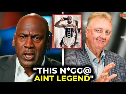 FOOTAGE of Michael Jordan ENDING The Larry Bird vs Lebron Debate