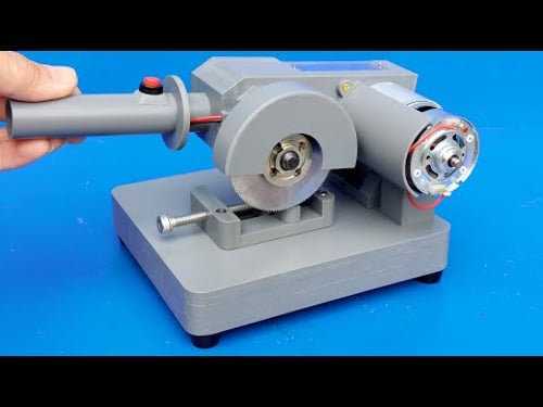 Homemade mini miter saw from pvc