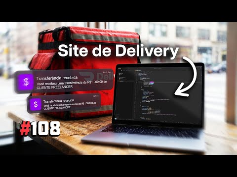 CRIANDO um SITE DE DELIVERY de MIL REAIS | #Live108