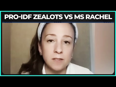 Ms Rachel ATTACKED BY Pro IDF Zealots