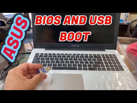 Asus How To Get Into Bios And USB Boot To Reinstall Windows 10 R511L