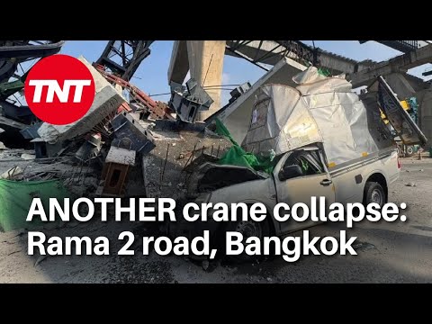 At least 2 dead in Bangkok crane collapse