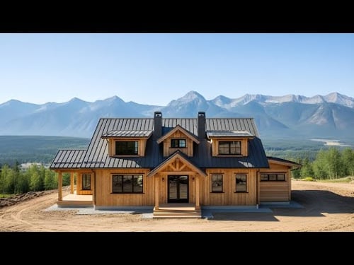 Family Builds an Amazing Log House Deep in the Alaska Start to Finish by@Montana Haven