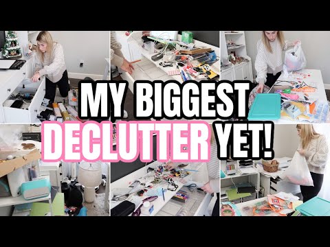 MY BIGGEST DECLUTTER EVER! | EXTREME DECLUTTER + ORGANIZE + DEEP CLEAN WITH ME
