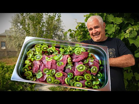 ГОВЯДИНА и КИВИ МАРИНАД, ИСПОРТИТ ли он МЯСО?. ENG SUB