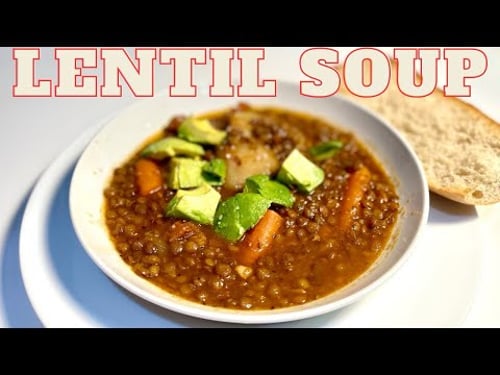 Homemade Lentil Soup 🥣 | Vegan and Vegetarian