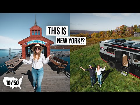New York is INCREDIBLE! - Perfect Fall Colors RV Road Trip in The Finger Lakes 🍁